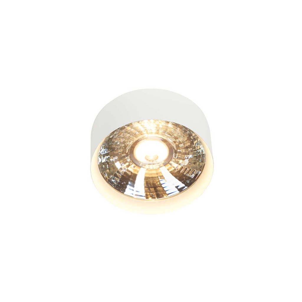 2Thirty-WV2 with honeycomb BLACK frame + BLACK rod + BLACK swivel + ALU ring / 24° + 40° / dimmable (TRIAC)1241LM 2700K CRI97 IP50