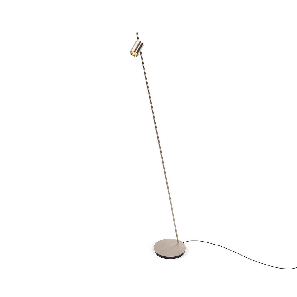 Aude-Floor GUNMETAL / 2700K / with US-Plugdriver with PUSH-DIM button on cable 487LM 2700K CRI95 IP50