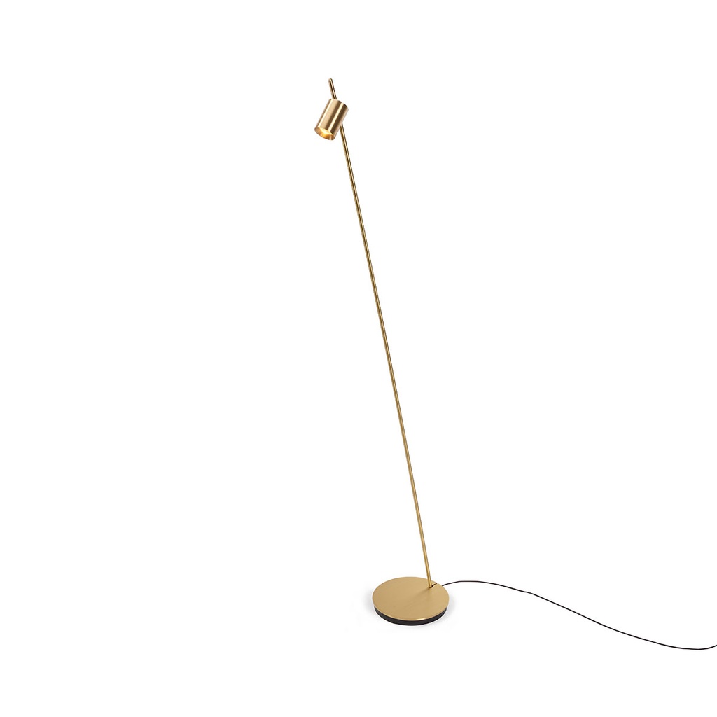 Aude-Floor BRONZE / 3000K / with UK-Plugdriver with PUSH-DIM button on cable 517LM 3000K CRI95 IP50