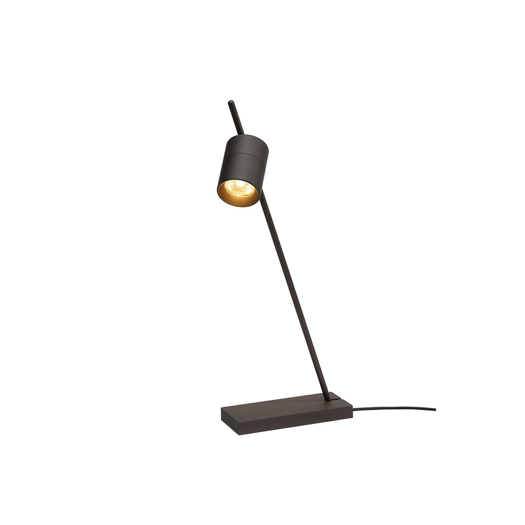 Aude-Floor with honeycomb BRASS / 3000K /  with AU-Plugdriver with PUSH-DIM button on cable 487LM 2700K CRI95 IP50