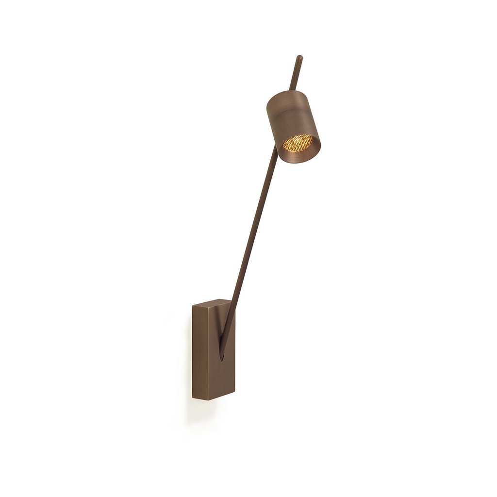 Aude-Wall L with honeycomb NICKEL / 2700K / 23° / Driver excl.517LM 3000K CRI95 IP50