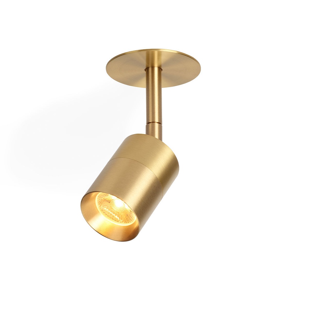 Audette R6 with honeycomb GUNMETAL / 2700K / 40° / Driver excl. / False ceiling673LM 3000K CRI95 IP50