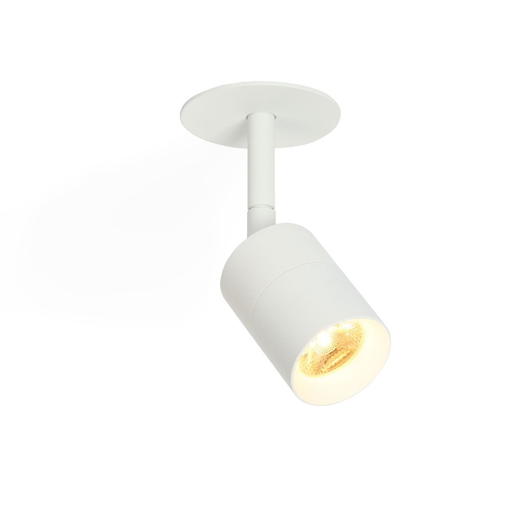 Audette R6 with honeycomb NICKEL / 2700K / 23° / Driver excl. / False ceiling673LM 3000K CRI95 IP50