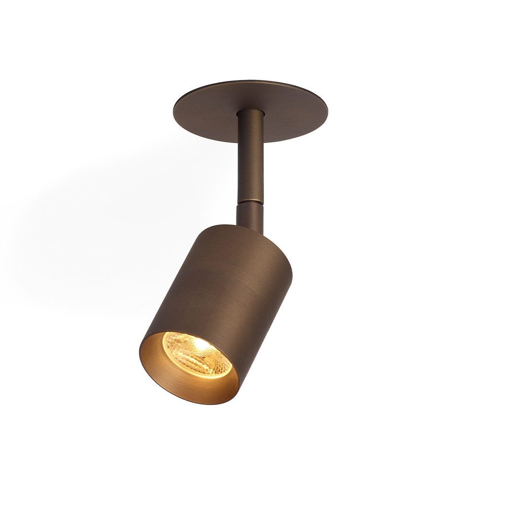 Audette R6 with honeycomb BLACK / 3000K / 23° / Driver excl. / False ceiling673LM 3000K CRI95 IP50