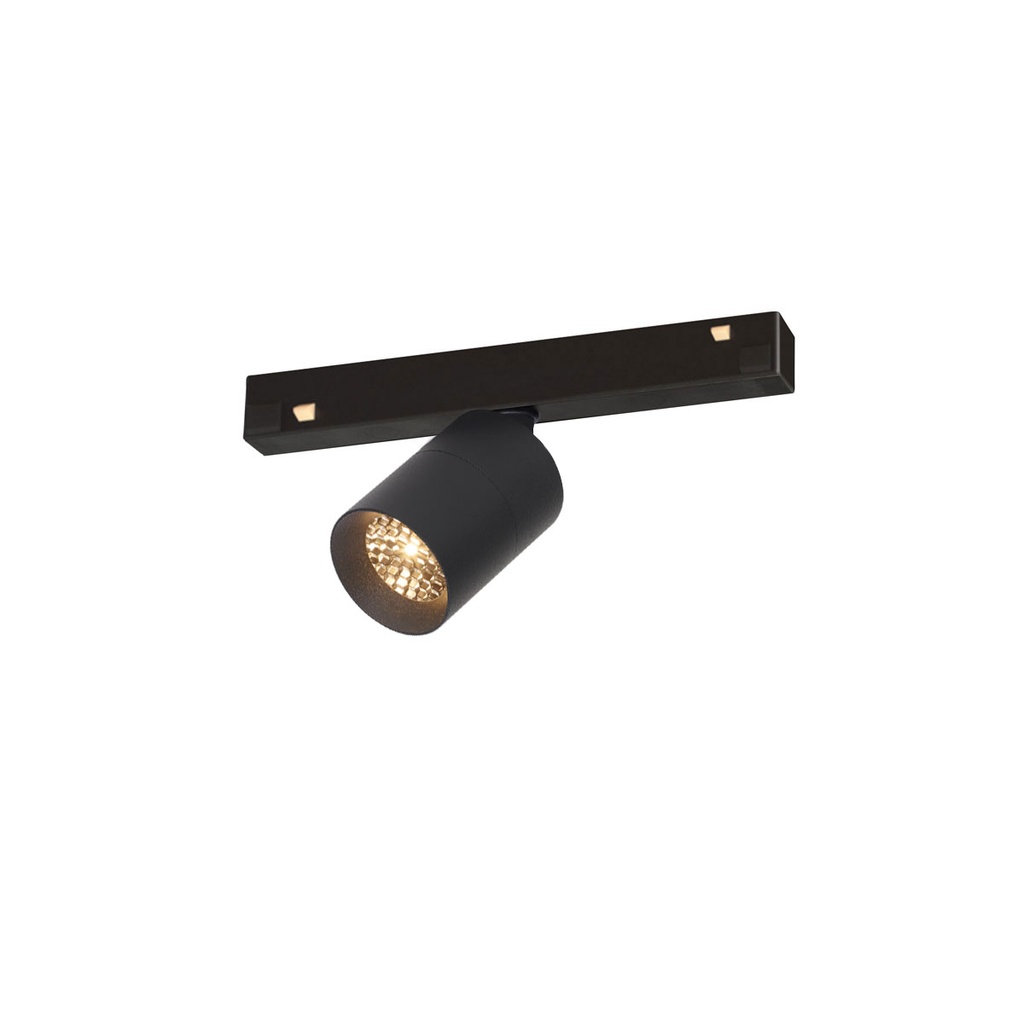 Audette Track 48V NICKEL + BLACK adapter / 3000K / 40° / adapter incl. / Driver excl.633LM 2700K CRI95 IP50