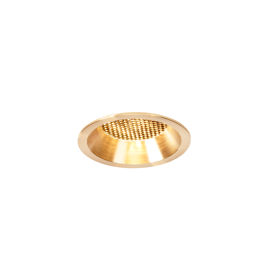 Audinni with honeycomb BRASS / 2700K / 23° / Driver excl. / False ceiling517LM 2700K or 3000KK CRI127 IP50