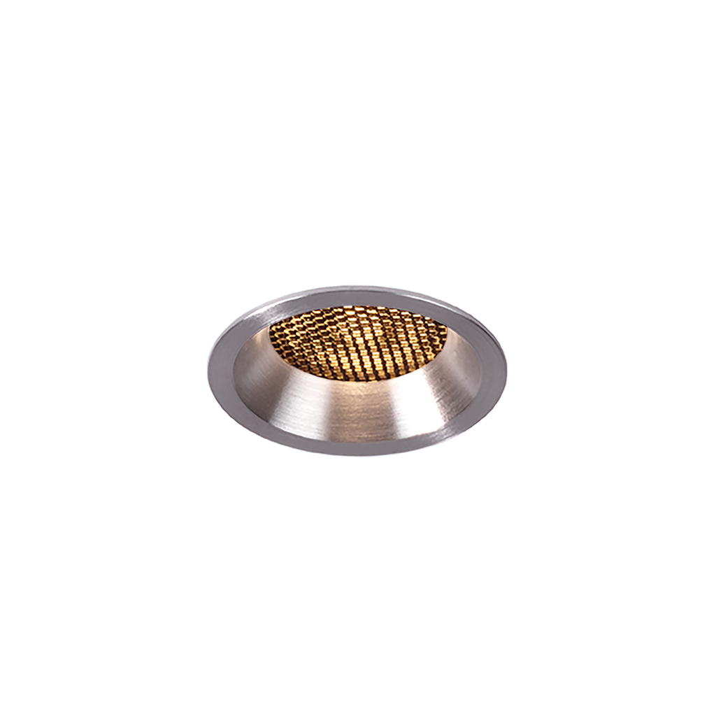 Audinni with honeycomb NICKEL / 2700K / 40° / Driver excl. / Concrete ceiling517LM 2700K or 3000KK CRI184 IP50