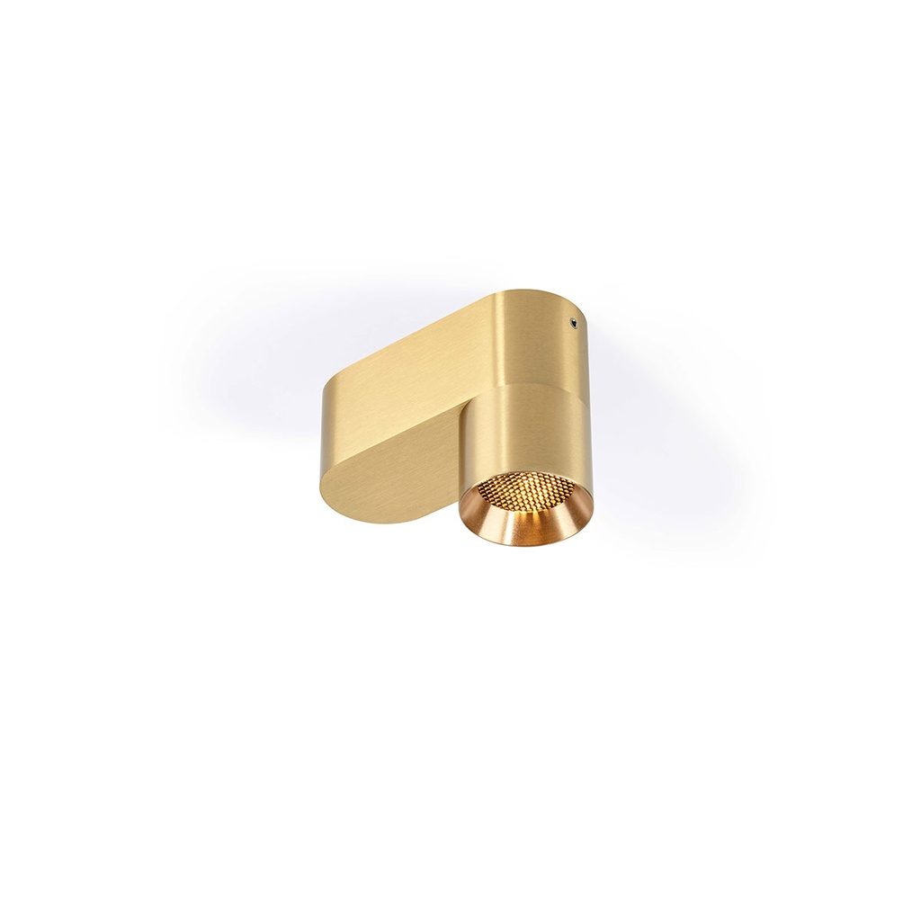 Audy 1 up Rounded with honeycomb GUNMETAL / 2700K / 23° / Driver incl. / dimmable (TRIAC/IGBT)  517LM 3000K CRI95 IP50