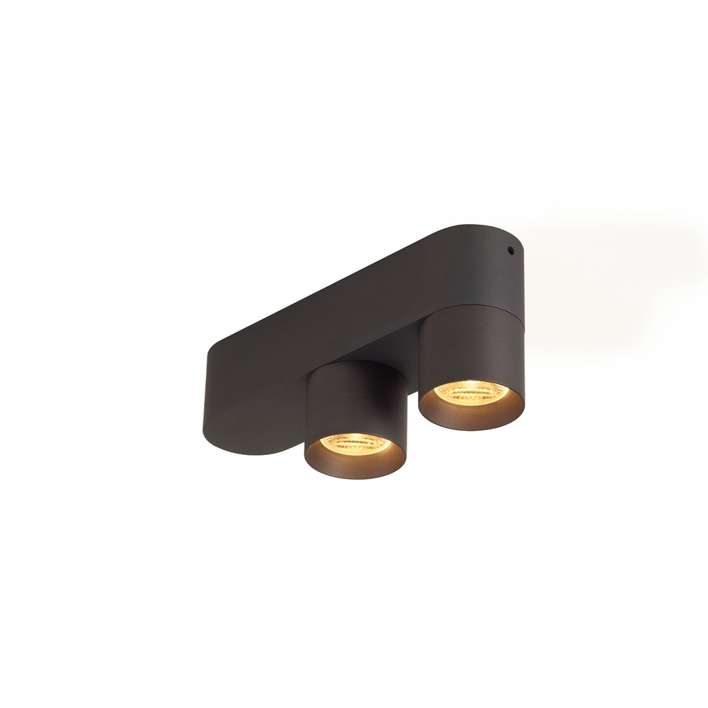 Audy 2 up Rounded BRASS / 2700K / 23° / Driver incl. / dimmable (TRIAC/IGBT)  2x 487LM 2700K CRI95 IP50