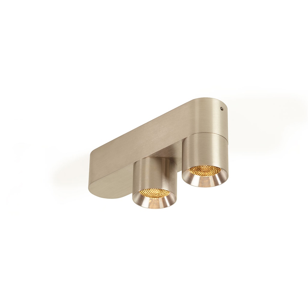 Audy 2 up Rounded with honeycomb WHITE / 3000K / 40° / Driver incl. / dimmable (TRIAC/IGBT)  2x 517LM 3000K CRI95 IP50