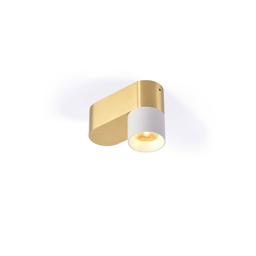 Audy 2 up Rounded with honeycomb BRONZE / 3000K / 40° / Driver incl. / dimmable (TRIAC/IGBT)  487LM 2700K CRI95 IP50