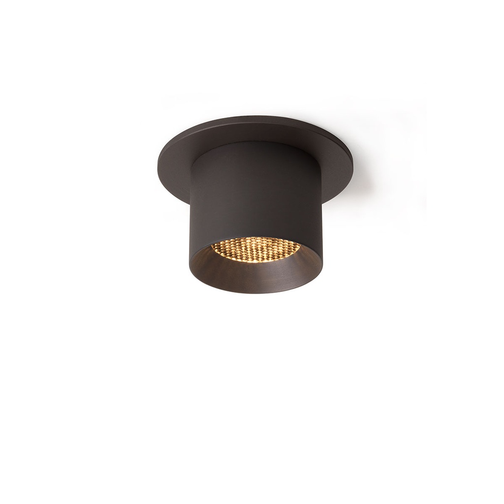 Audy-In with honeycomb BRASS / 3000K / 23° / Driver excl. / False & concrete ceiling673LM 3000K CRI95 IP50