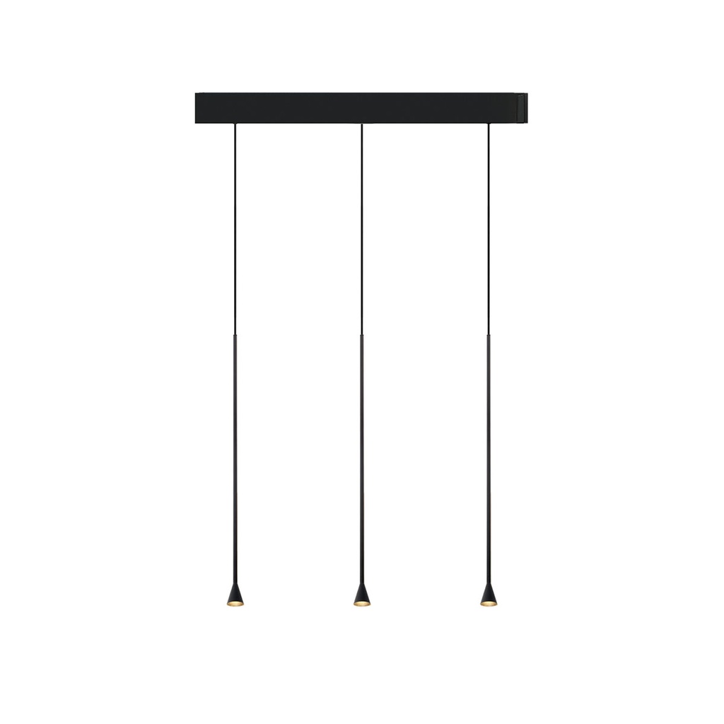 Austere-D1 3 RL79 WHITE frame + WHITE base 120CM + WHITE cable 1000mm / Driver incl. / dimmable (TRIAC/IGBT)3x 634LM 2700K CRI93 IP50