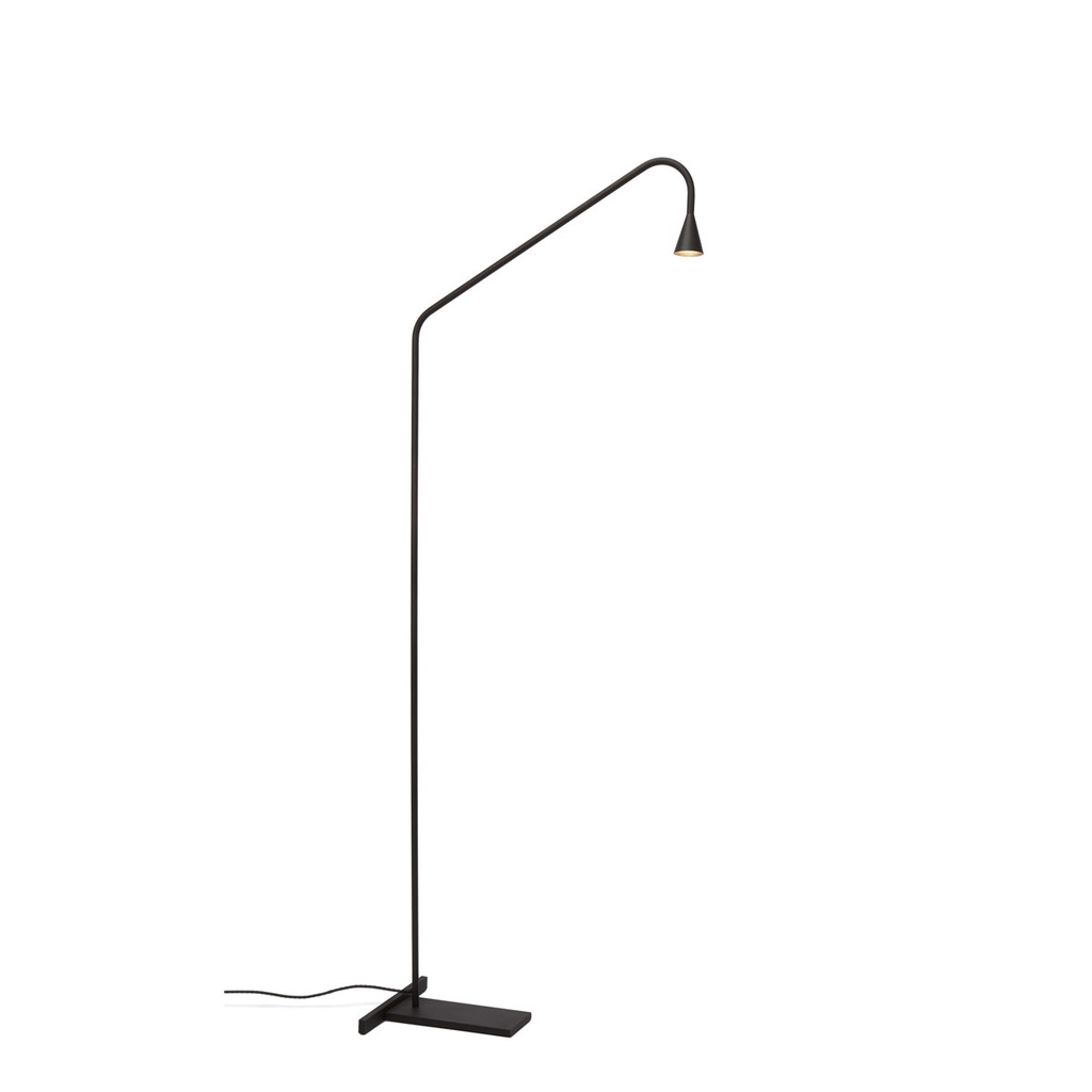 Austere-Floor WHITE with AU Plugdriver & Push button dimmer 634LM 2700K CRI93 IP40