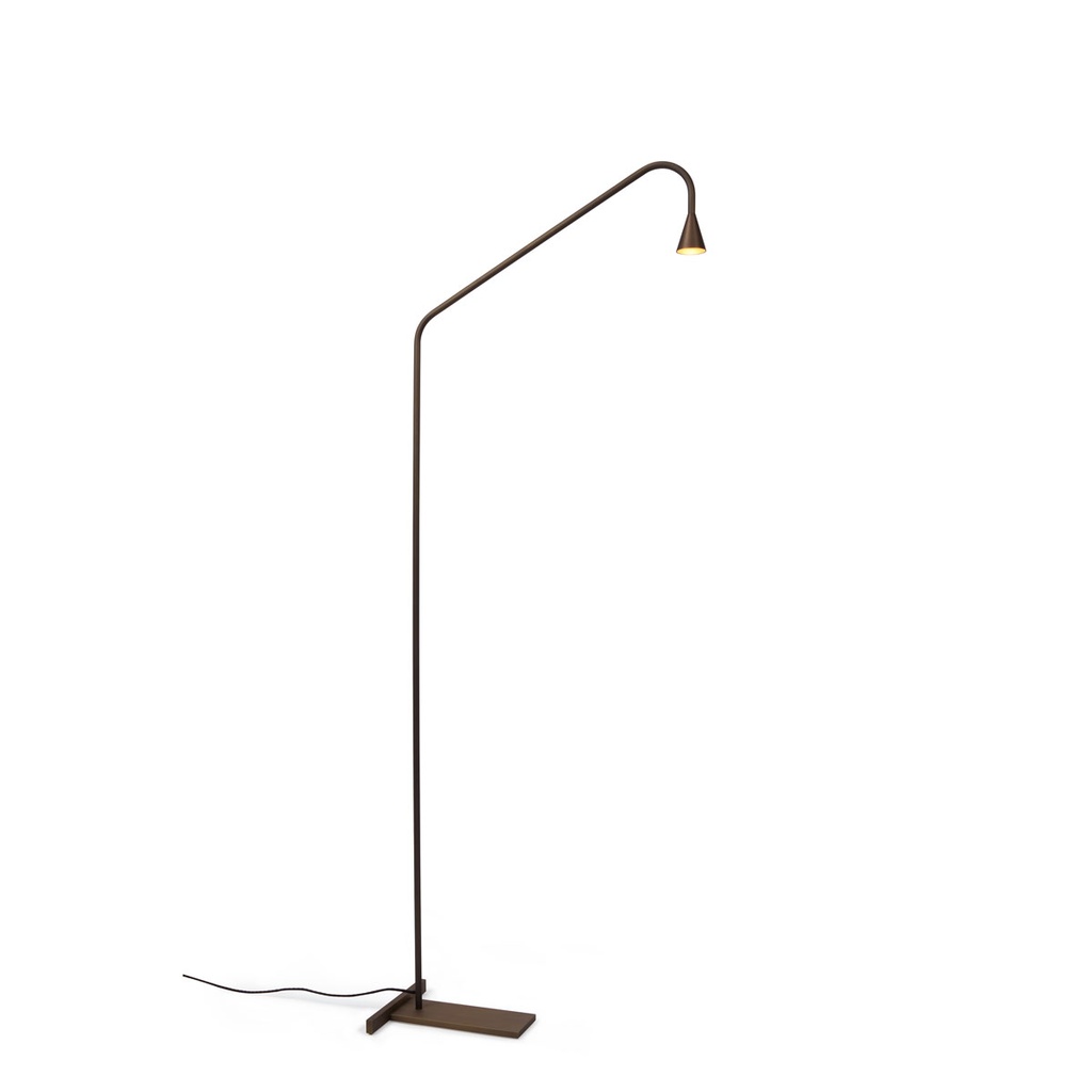 Austere-Floor GUNMETAL frame with AU Plugdriver & Push button dimmer 634LM 2700K CRI93 IP40