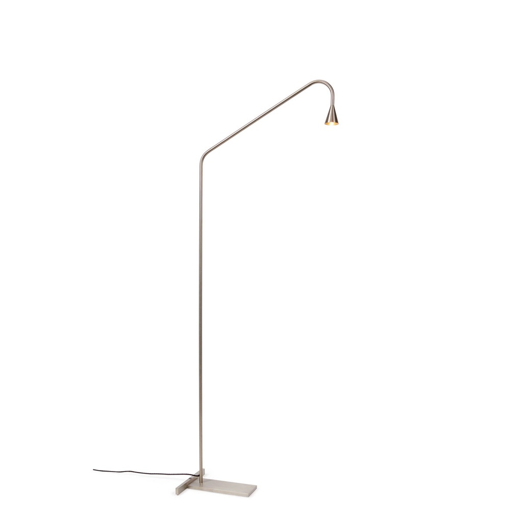 Austere-Floor GUNMETAL frame with UK Plugdriver & Push button dimmer 634LM 2700K CRI93 IP40