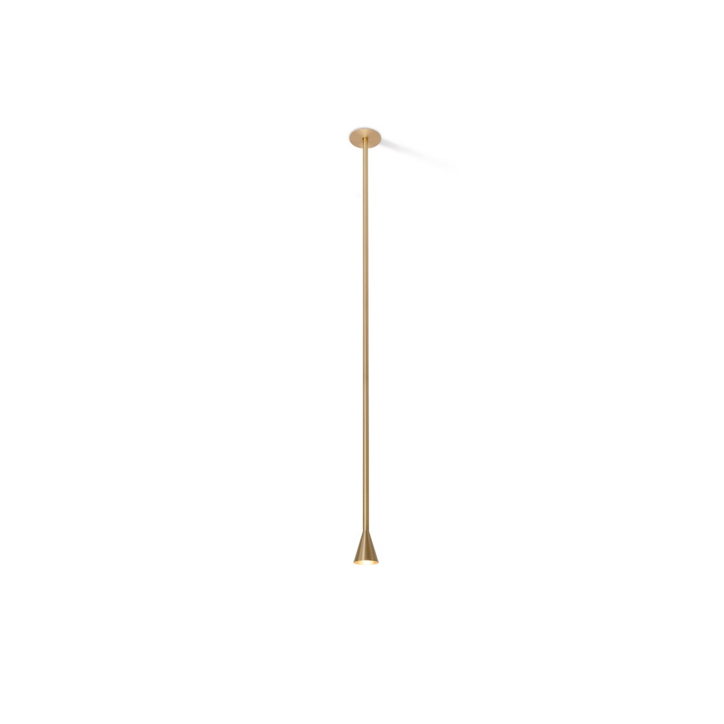 Austere-Solitaire RF D+B BRASS / Driver incl. / dimmable (TRIAC/IGBT)634LM 2700K CRI93 IP40