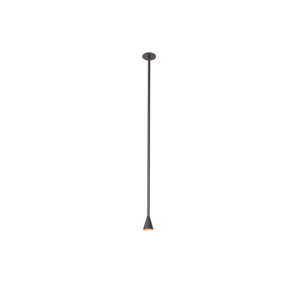 Austere-Solitaire RF D+B GUNMETAL / Driver incl. / dimmable (TRIAC/IGBT)634LM 2700K CRI93 IP40