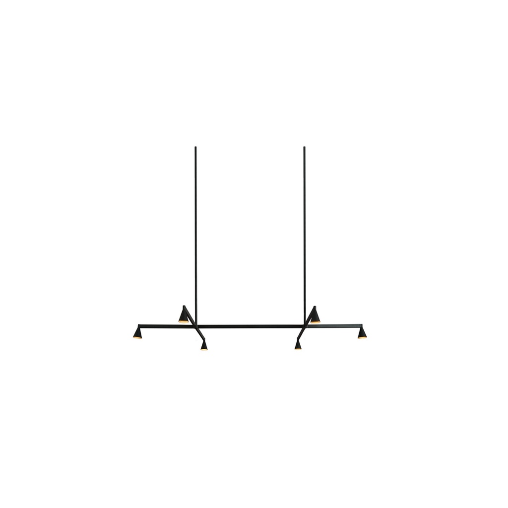 Austere-Solitaire RL D+B WHITE + WHITE cable 3000mm / Driver incl. / dimmable (TRIAC/IGBT)6x 634LM 2700K CRI93 IP50