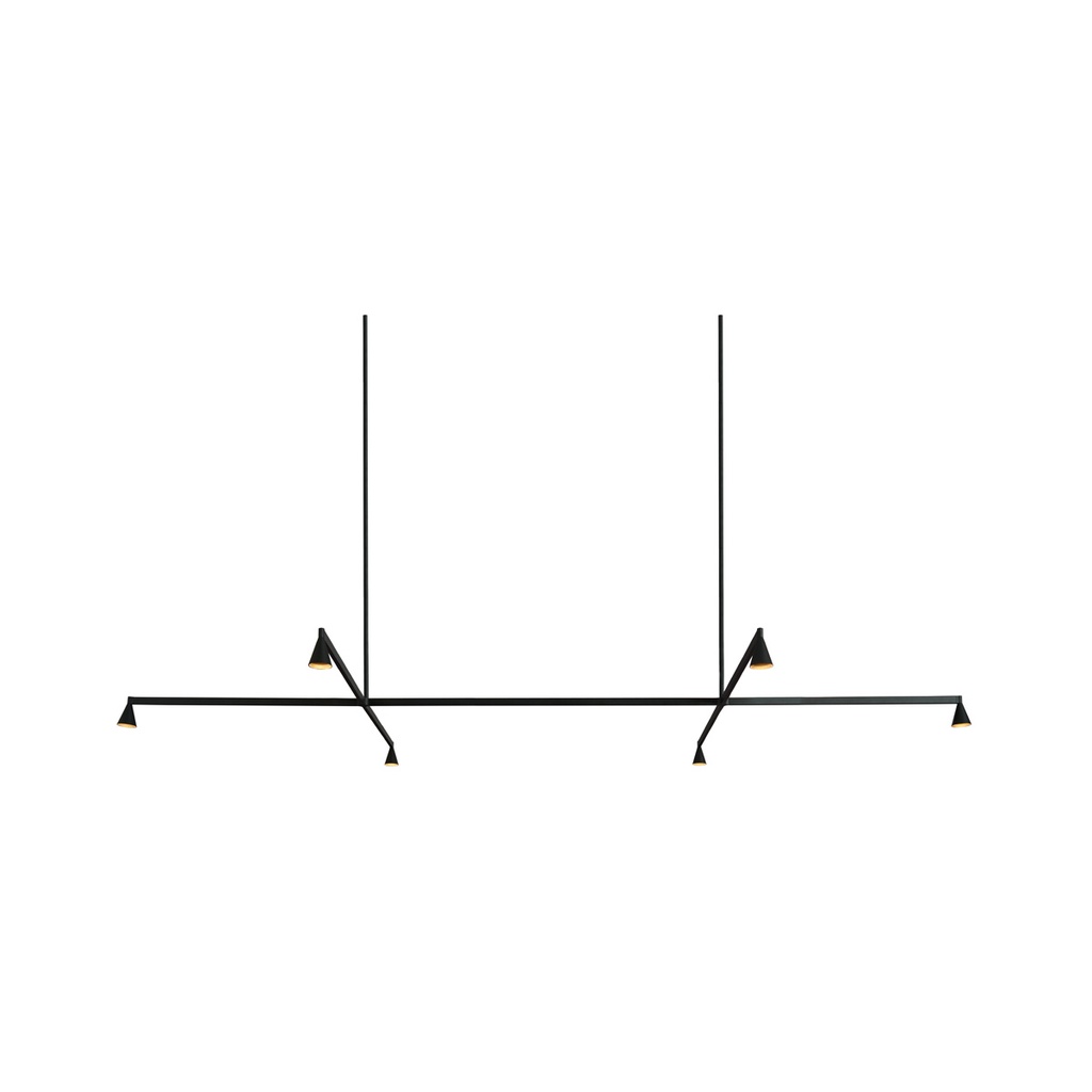 Austere-Suspension 1+ RF100 BRONZE / Center: L.750 End: L.250 Side: L.500 (Driver, Base, Canopy & Cover EXCL.)6x 634LM 2700K CRI93 IP50