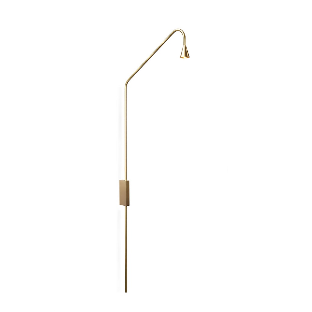 Austere-Table NICKEL frame with EU Plugdriver & Push button dimmer 634LM 2700K CRI93 IP40
