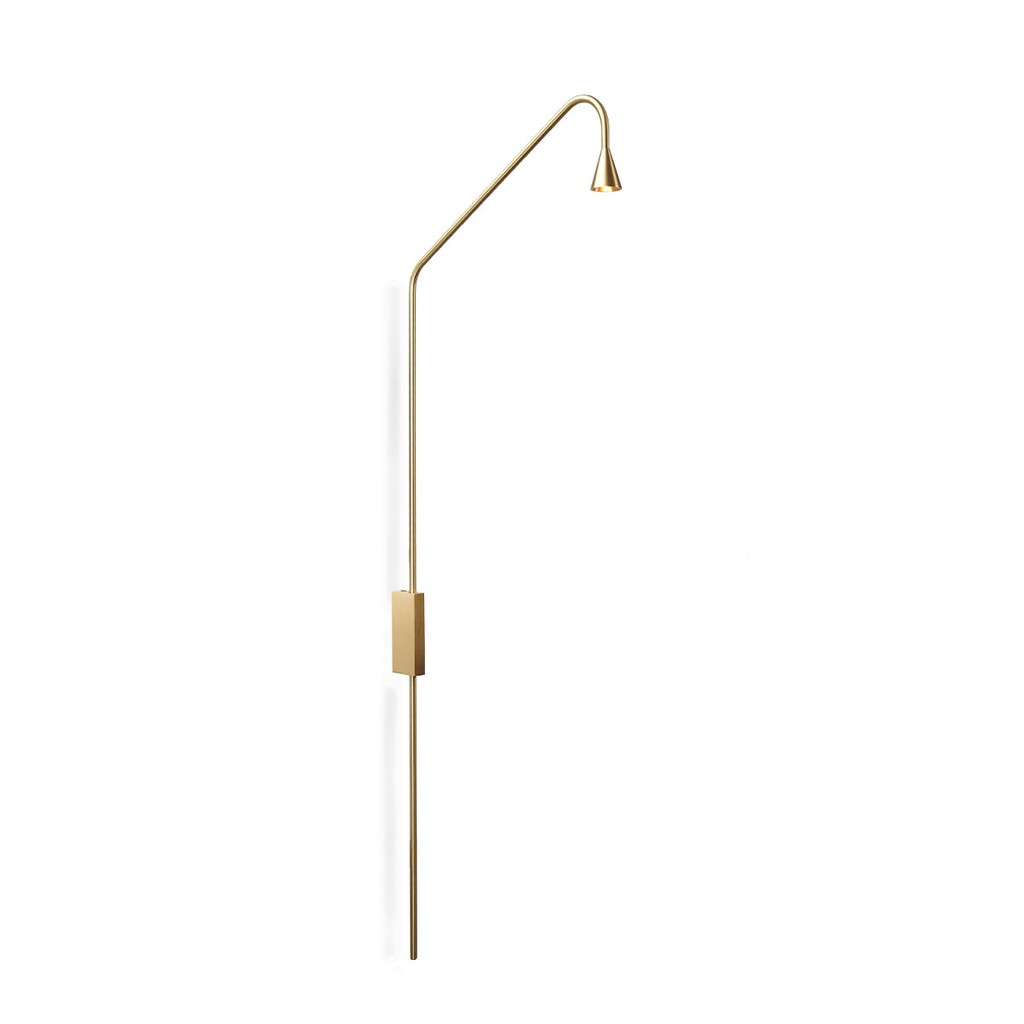 Austere-Wall plug NICKEL frame with EU Plugdriver & Push button dimmer 634LM 2700K CRI93 IP40