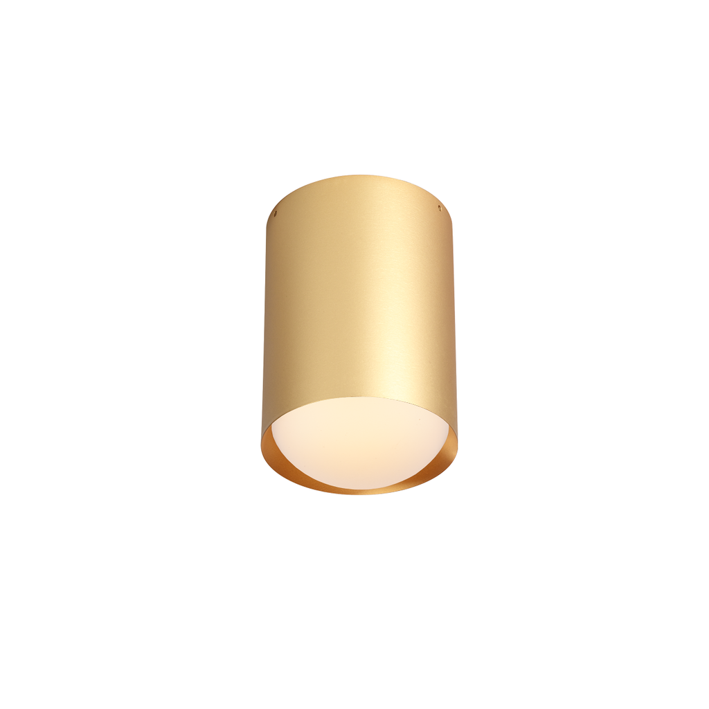 Bilo up FROSTED BATHROOM / OUT BRONZE frame / 2700K / WW / Driver incl. / dimmable (TRIAC/IGBT)564LM 2300K CRI90 IP50