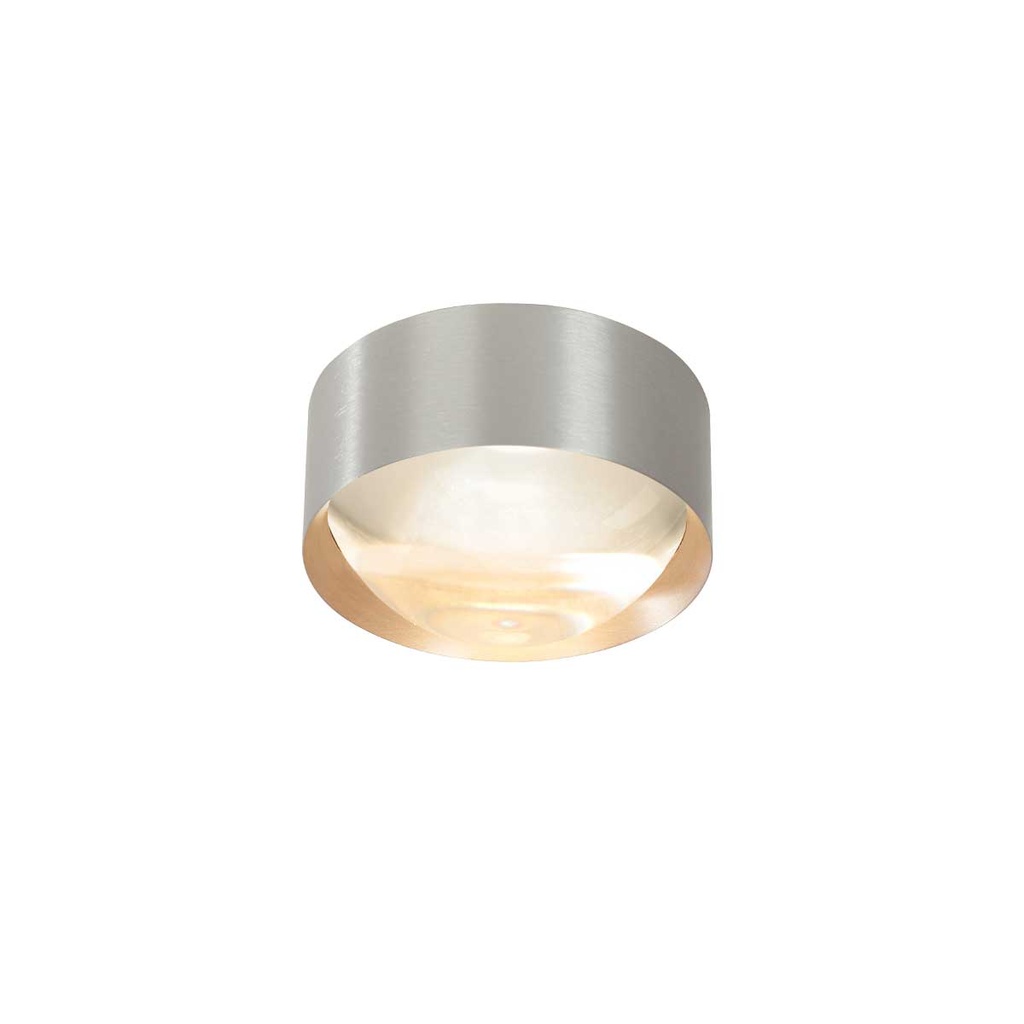 Bily 16 in WHITE + SILVER LEDholder / WW / Driver excl. / False ceiling1125LM 2700K CRI97 IP50