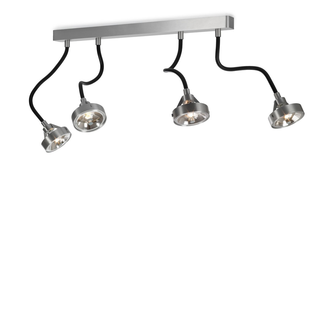 Kwa-Kwa 2FT Rectangular LED L1000mm / Transf. incl. / dimmable (TRIAC/IGBT) / ceiling only / Bulbs excl.      IP20