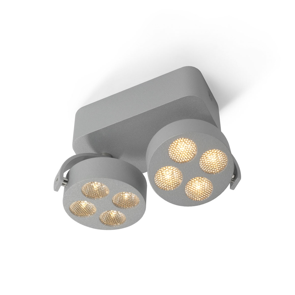 Mini-Pi 2 up WHITE / WW - 25° / Driver incl. / dimmable (TRIAC/IGBT)2x 456LM 2700K CRI93 IP40