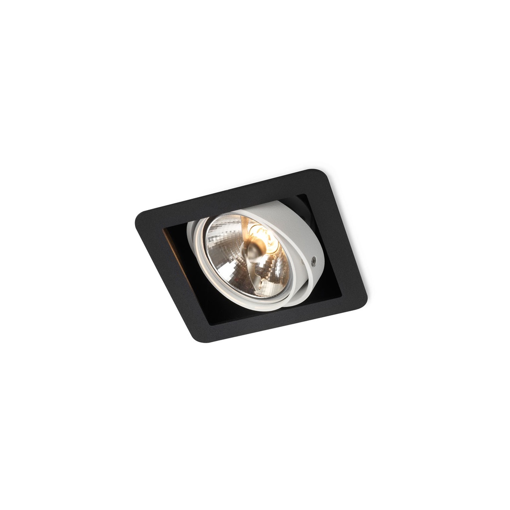 R07 in WHITE ring + CHROME frame + WHITE int. / Transf. excl. / Bulb excl.      IP20