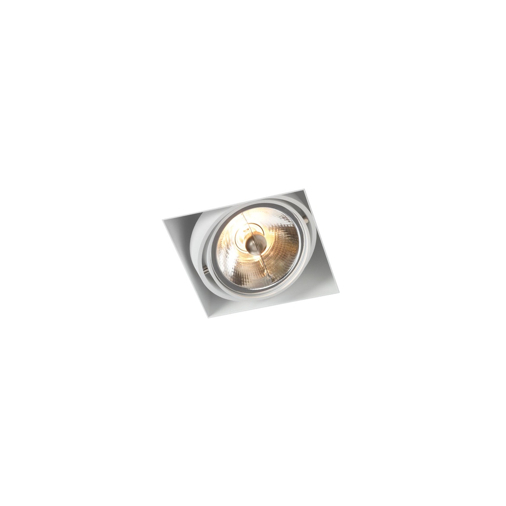 R07 in WHITE ring + BLACK frame + BLACK int. / Transf. excl. / Bulb excl.      IP20