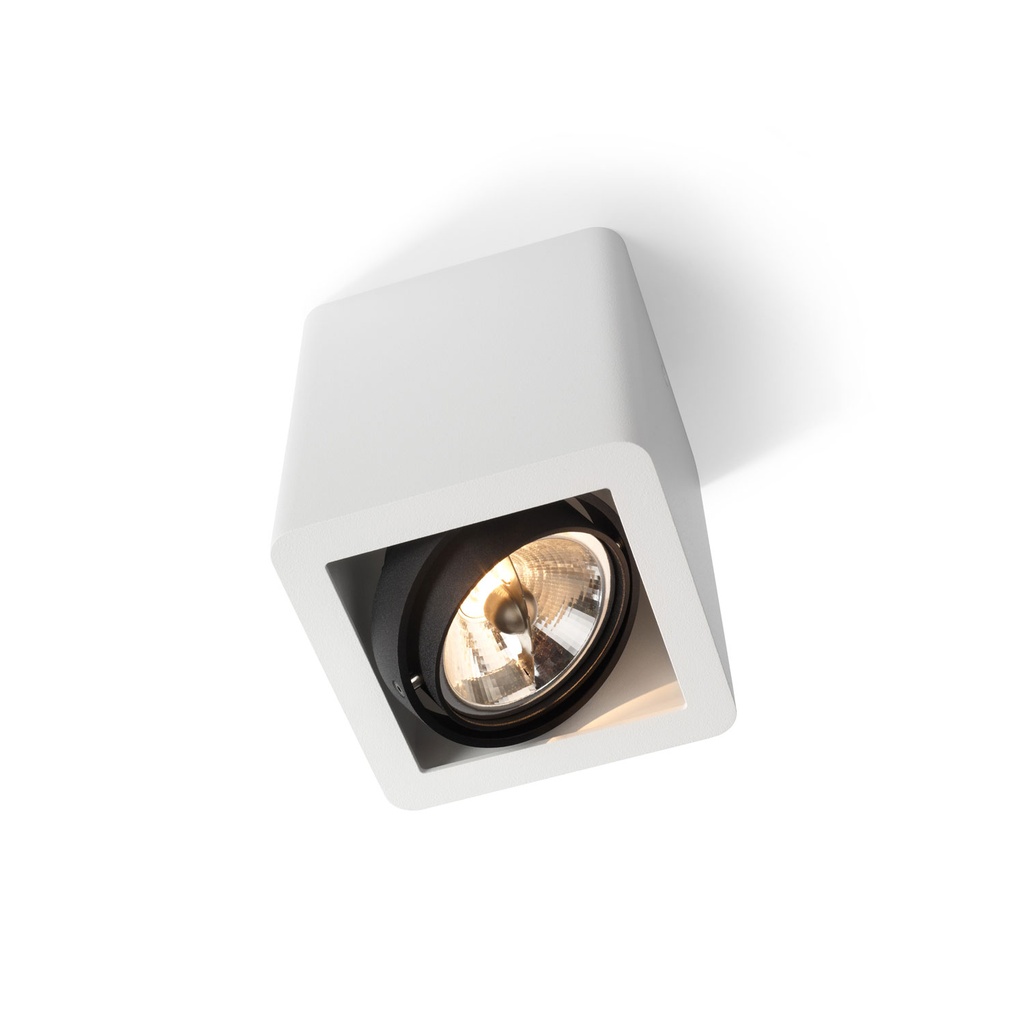 R07 in Rimless BLACK ring + WHITE int. / Transf. excl. / Bulb excl.      IP20