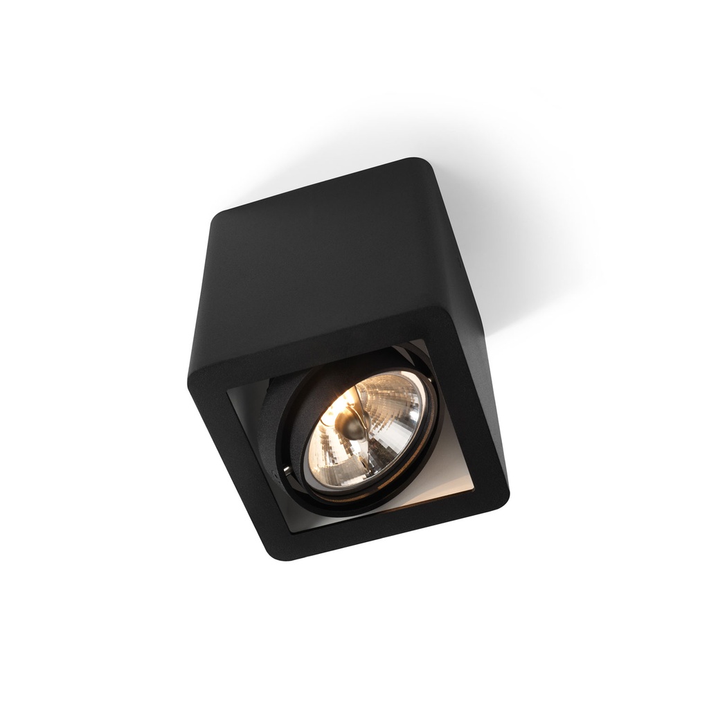 R07 in Rimless BLACK ring + BLACK int. / Transf. excl. / Bulb excl.      IP20