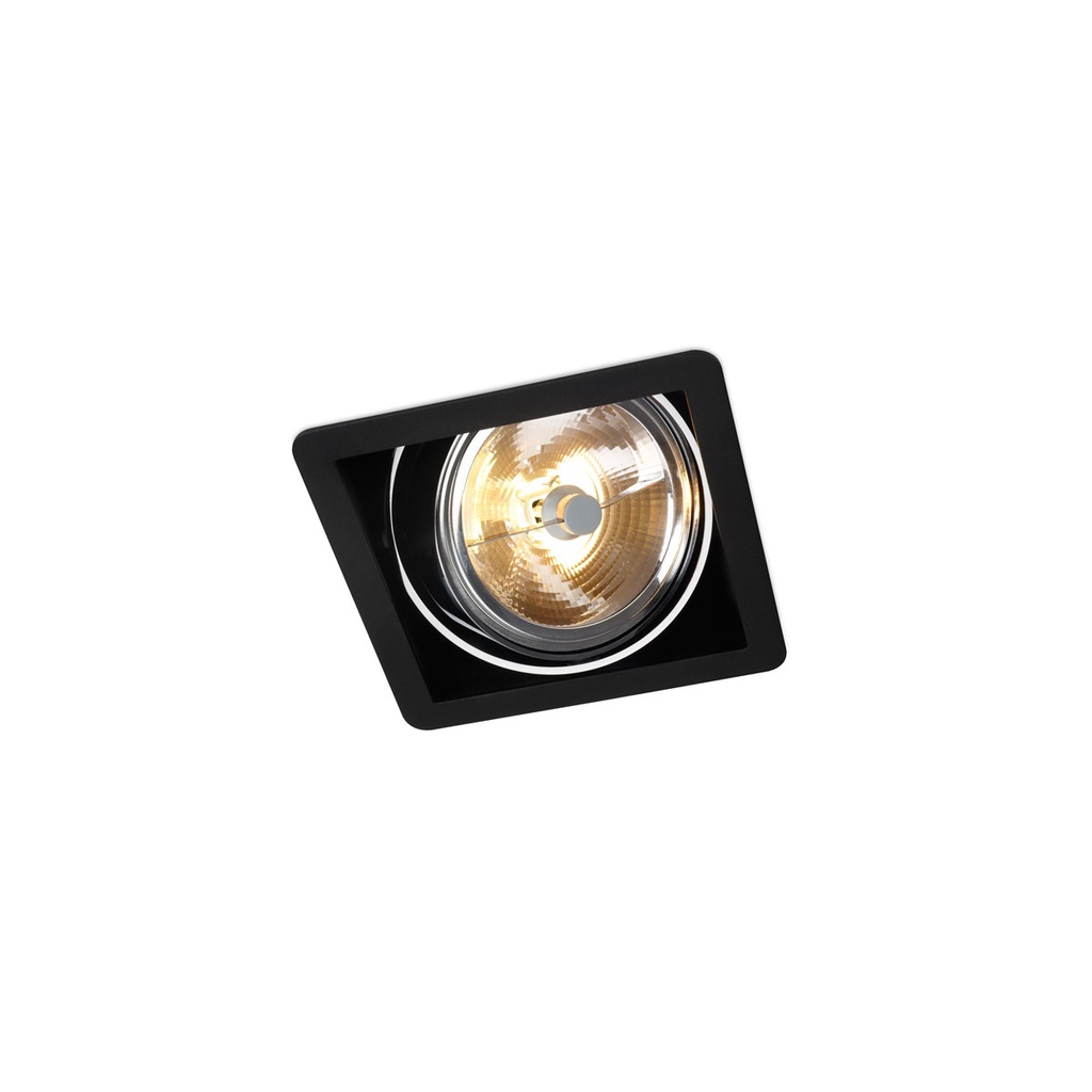 R110 in G53 CHROME ring + CHROME frame + WHITE int. / Transf. excl. / Bulb excl.      IP20