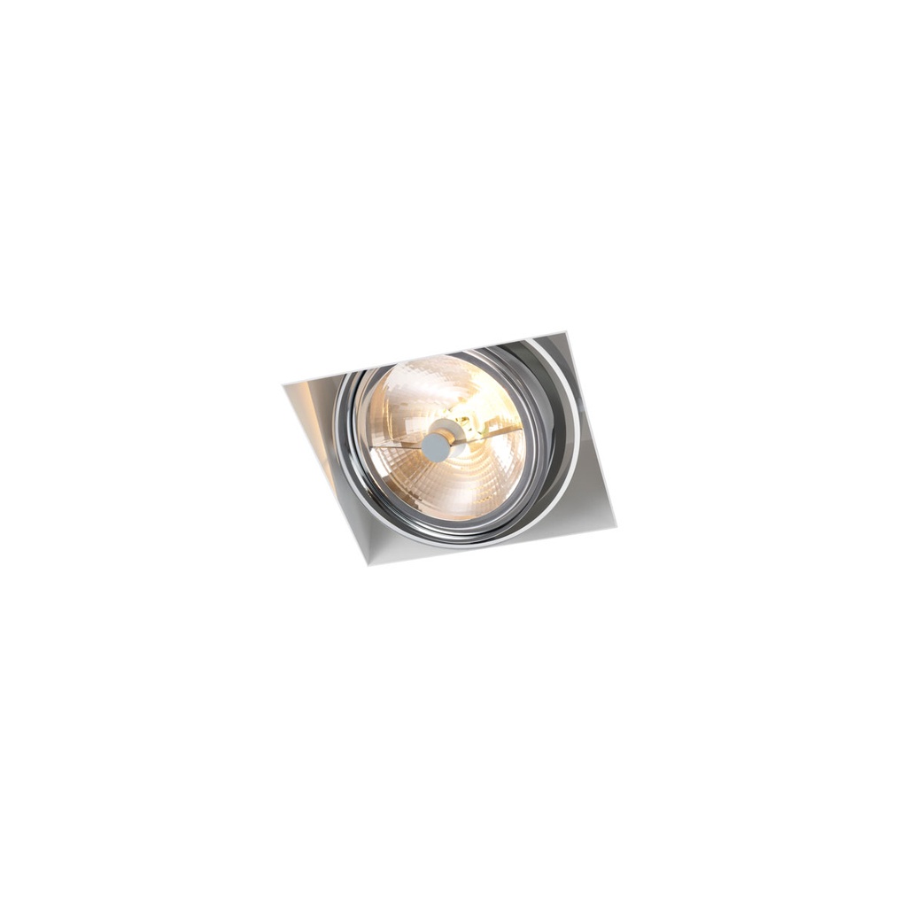 R110 in G53 CHROME ring + BLACK frame + BLACK int. / Transf. excl. / Bulb excl.      IP20