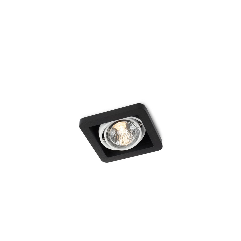 R51 in GU10 WHITE ring + CHROME frame + WHITE int. / Bulb excl.      IP20
