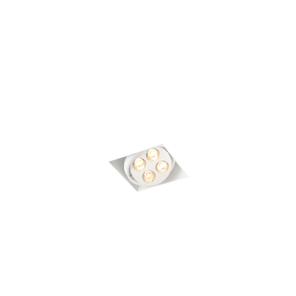 R51 in LED WHITE ring + CHROME frame + BLACK int. / WW - 40° / Driver excl. 456LM 2700K CRI93 IP40