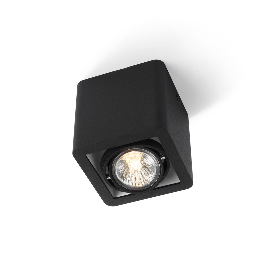 R51 in LED Rimless BLACK ring + BLACK int. / WW - 10° / Driver excl.       IP20