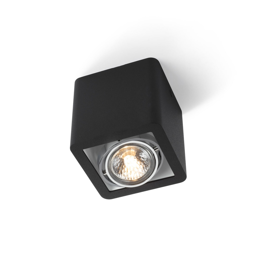 R51 in LED Rimless BLACK ring + BLACK int. / WW - 40° / Driver excl.       IP20