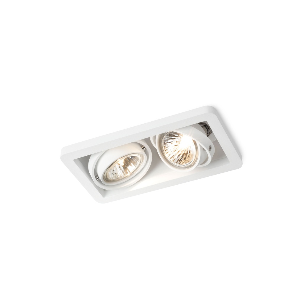 R51 up LED BLACK frame + BLACK int. + WHITE ring / WW - 25° / Driver incl. / dimmable (IGBT)      IP20