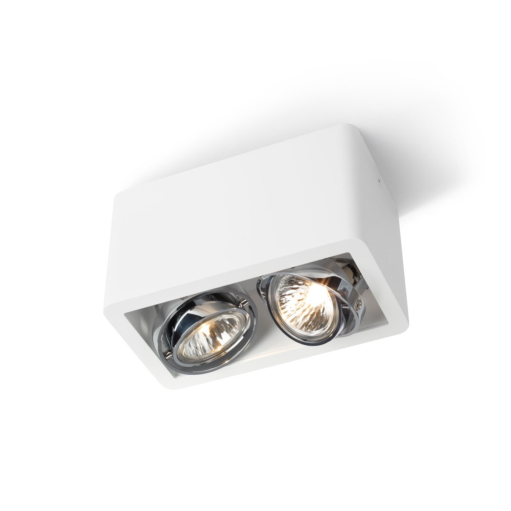R52 in LED Rimless WHITE ring + BLACK int. / WW - 40° / Driver excl.      IP20