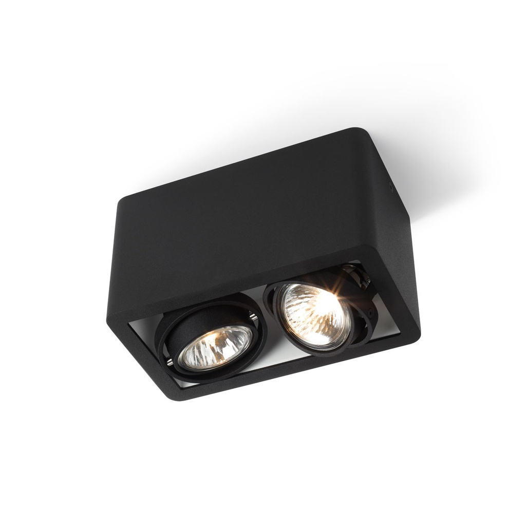 R52 in LED Rimless BLACK ring + BLACK int. / WW - 10° / Driver excl.      IP20