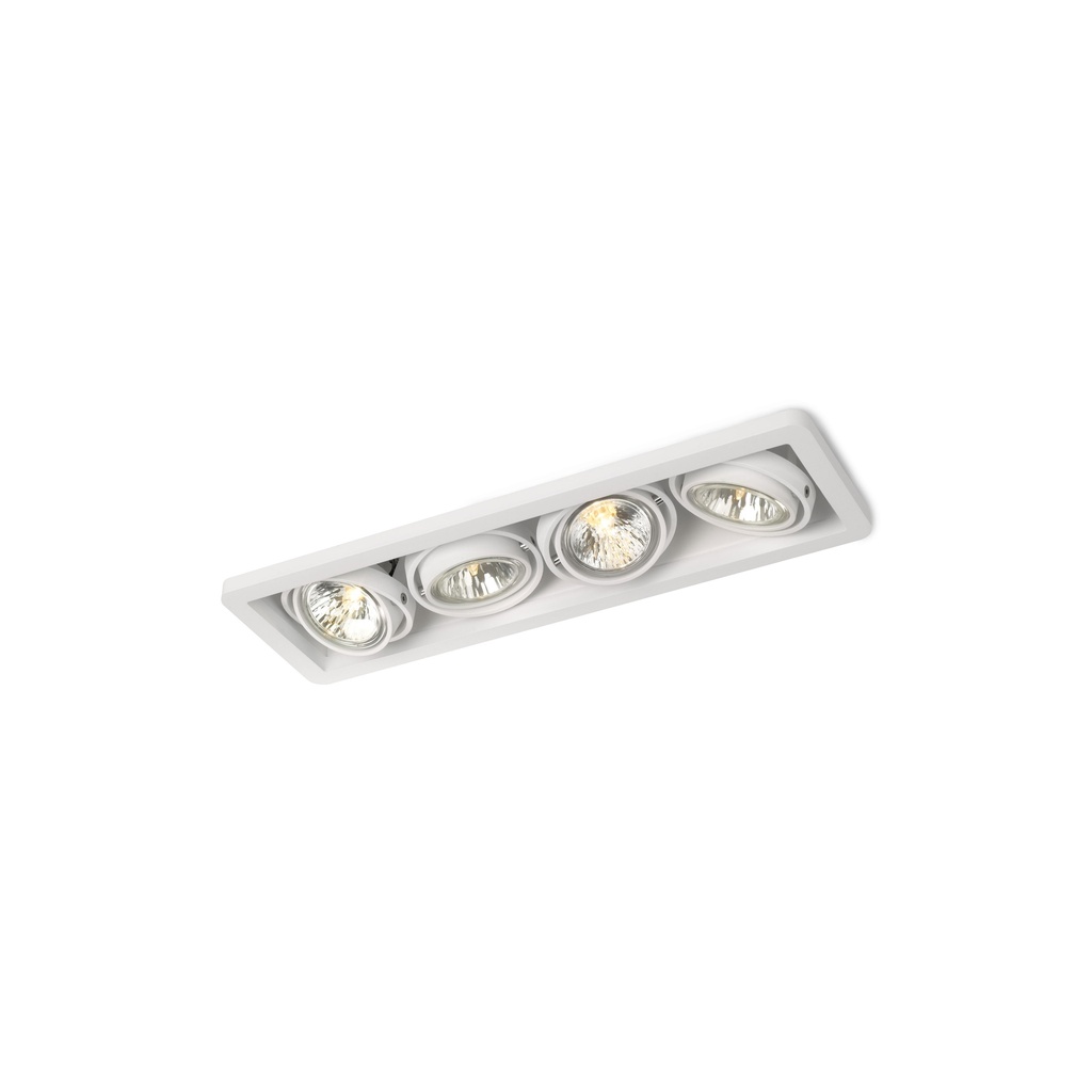 R52 up LED BLACK frame + BLACK int. + BLACK ring / WW - 25° / Driver incl. / dimmable (TRIAC/IGBT)      IP20