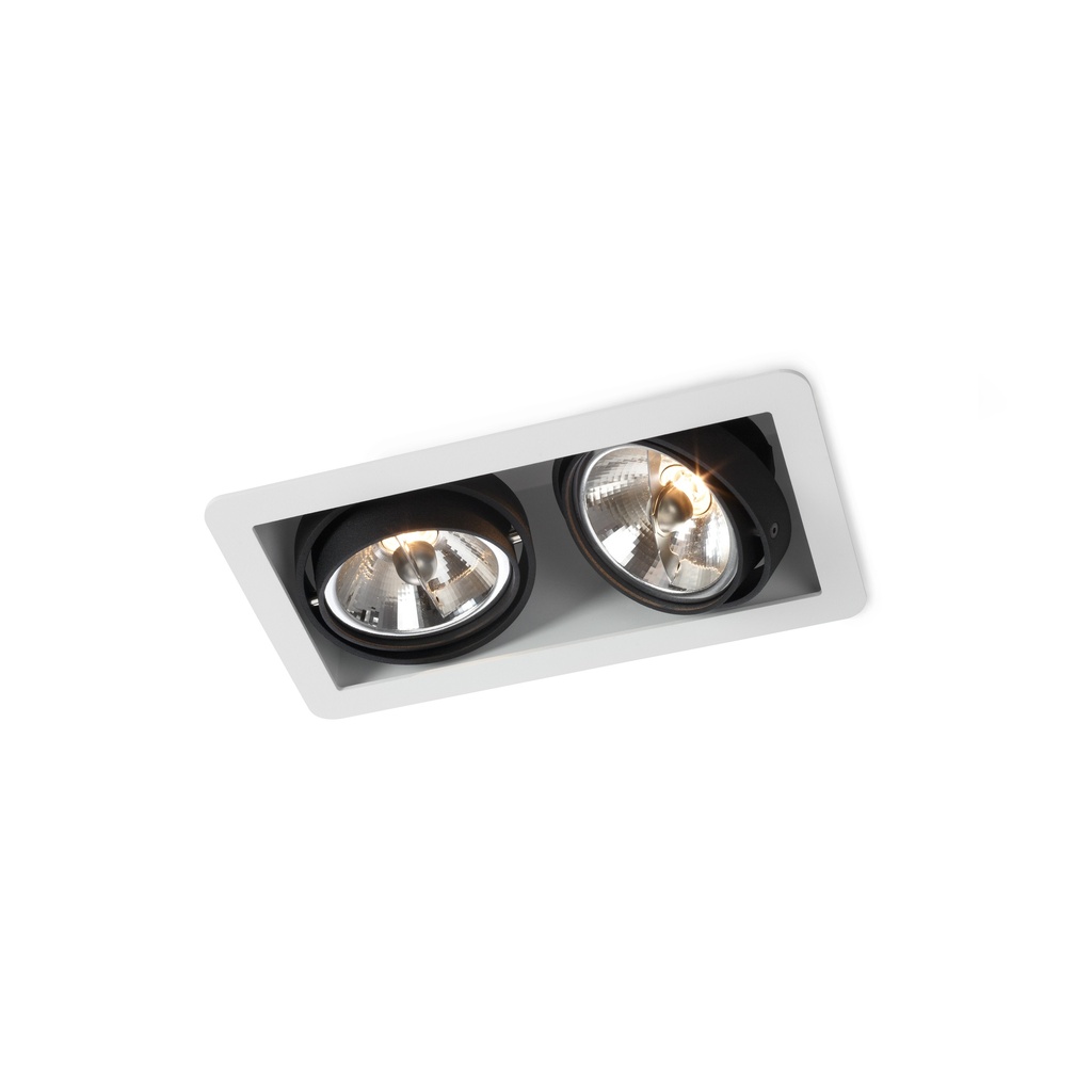 R54 up LED BLACK frame + BLACK int. + BLACK ring / WW - 10° / Driver incl. / dimmable (TRIAC/IGBT)      IP20