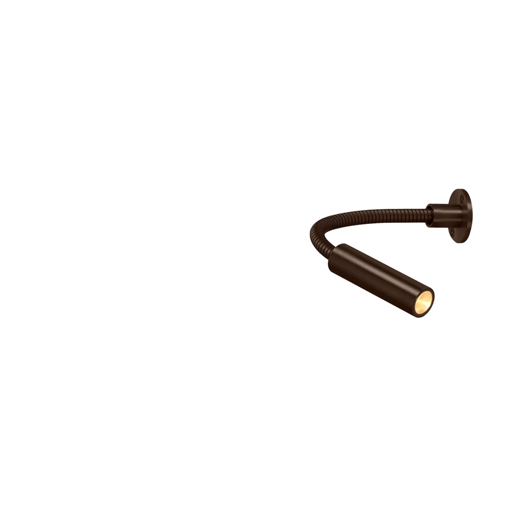 Scar-Led 1FD built-in 45 BLACK frame + BLACK flex L200mm / WW - 25° / Driver incl. (remote mounting) / dimmable 500mA (PUSH-DIM or 1-10V)114LM 2700K CRI93 IP50