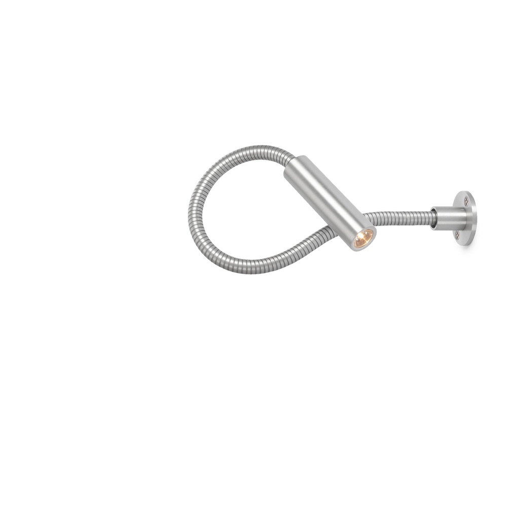 Scar-Led 1FD built-in 45 ALU frame + ALU flex L400mm / WW - 25° / Driver incl. (remote mounting) / non-dimmable157LM 2700K CRI93 IP50