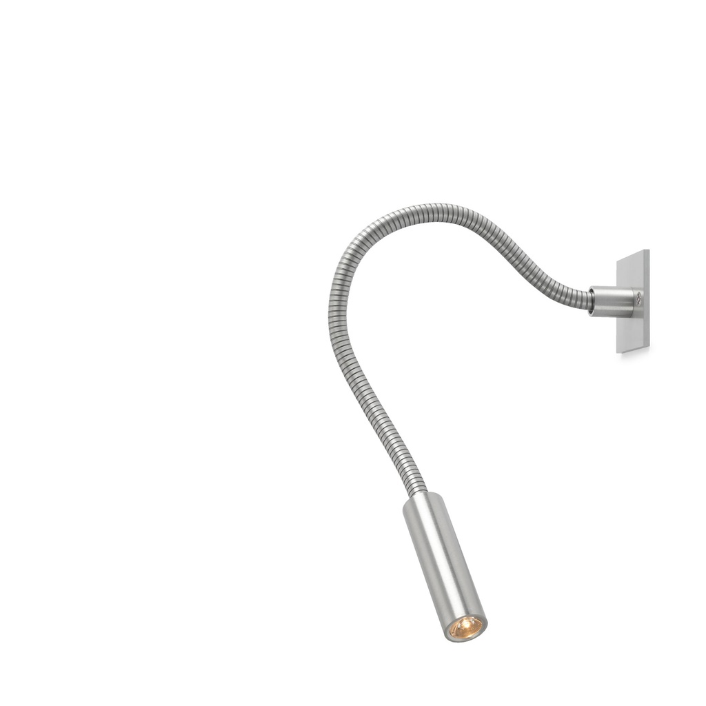 Scar-Led 1FD built-in 60 ALU frame + BLACK flex L400mm / WW - 10° / Driver incl. (remote mounting) / dimmable 500mA (DALI)157LM 2700K CRI93 IP50