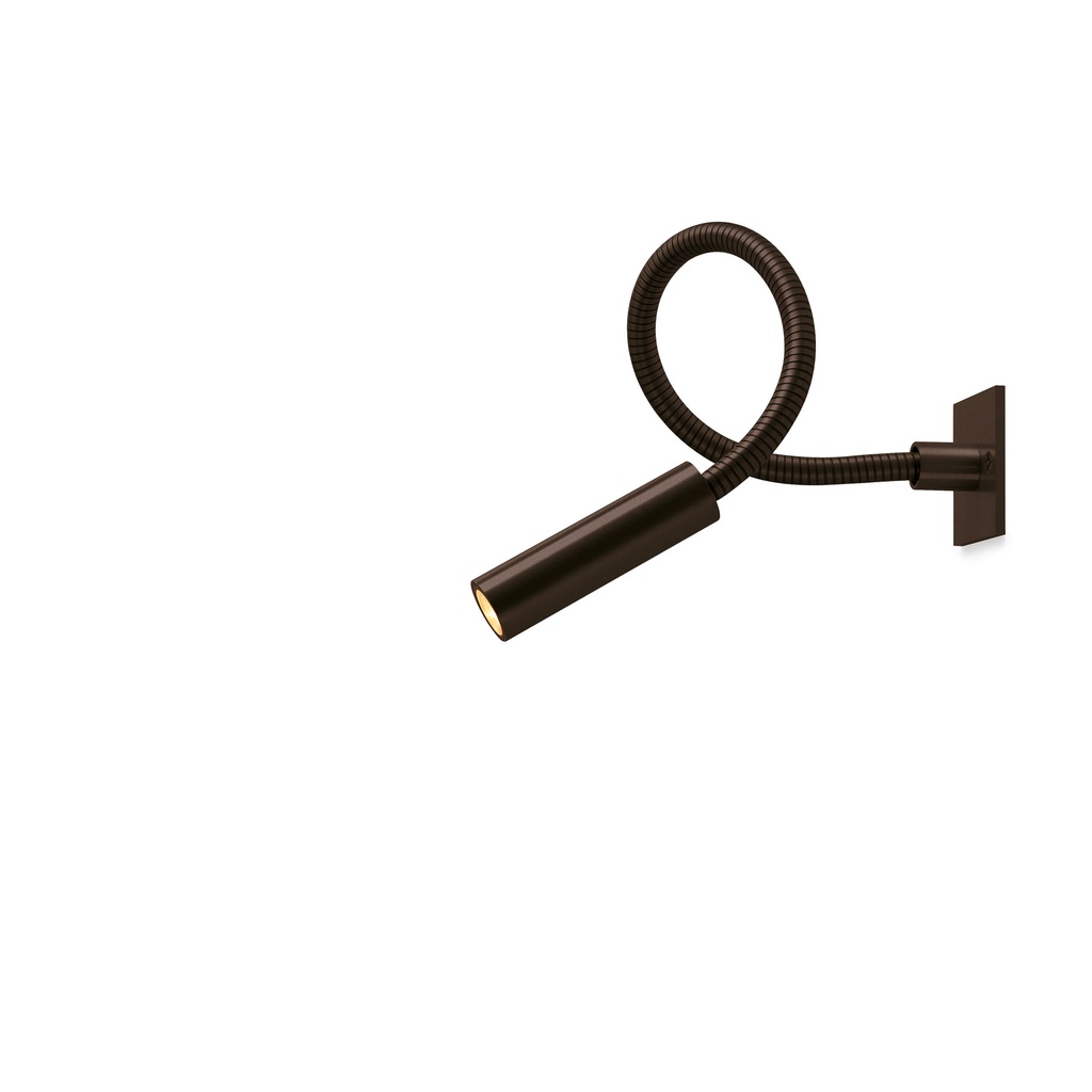 Scar-Led 1FD built-in 60 BLACK frame + BLACK flex L400mm / WW - 40° / Driver incl. (remote mounting) / dimmable 500mA (PUSH-DIM or 1-10V)114LM 2700K CRI93 IP50
