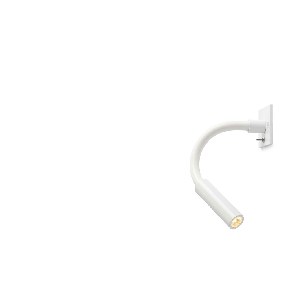 Scar-Led 1FDS built-in 60 ALU frame + ALU flex L200mm / WW - 40° / Switch + driver incl. (remote mounting) / dimmable 500mA (PUSH-DIM)157LM 2700K CRI93 IP50